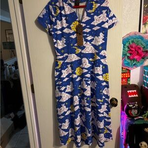 NWT 1X NOOWORKS Greta Cloud People Dress